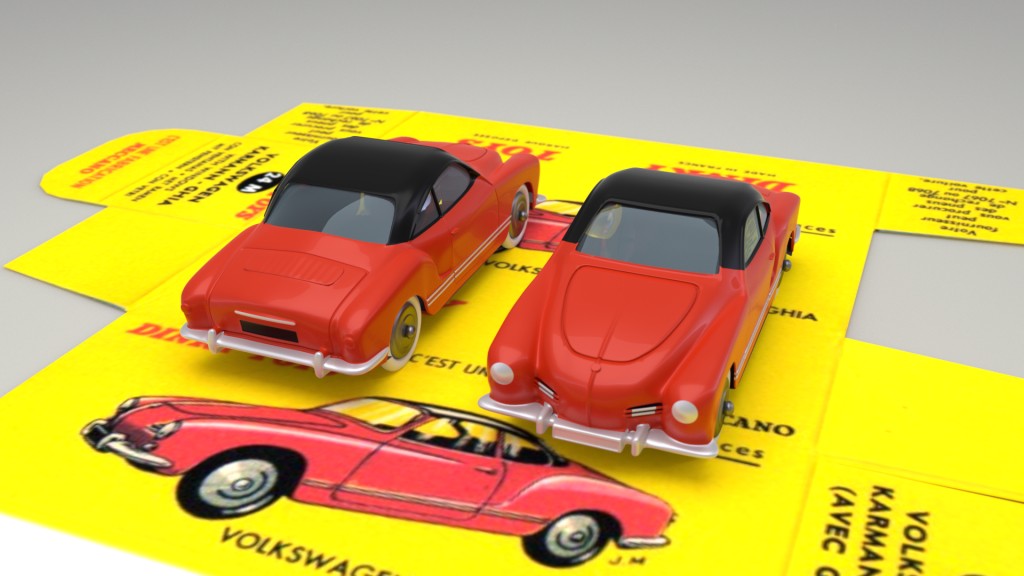 Dinky toys wolkswagen karmann ghia preview image 1